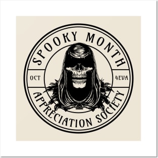 Spooky month appreciantion society Posters and Art